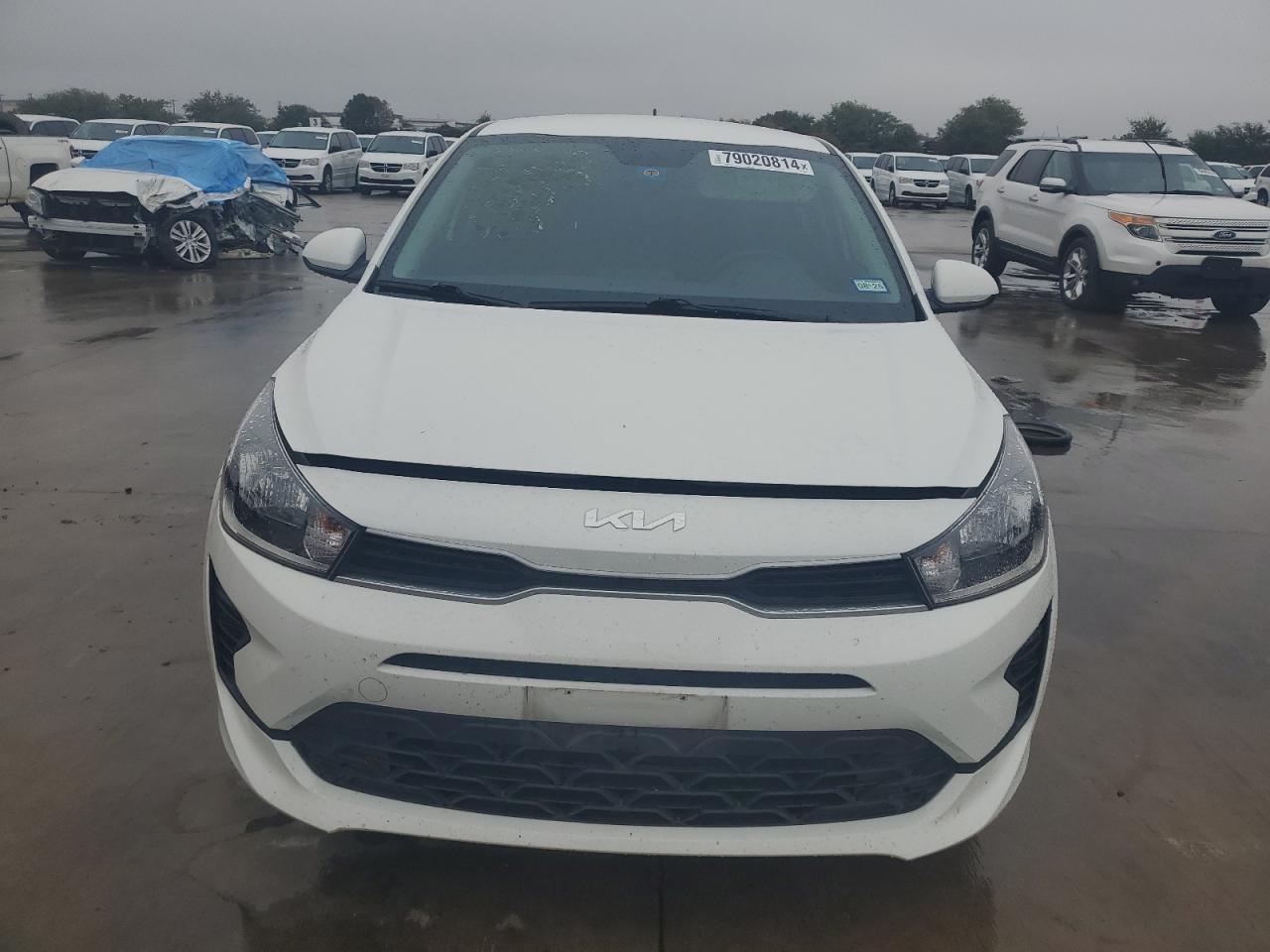 2022 KIA Rio VIN 3KPA24AD6NE502422 Copart auction photo, rear end damage thumbnail 5