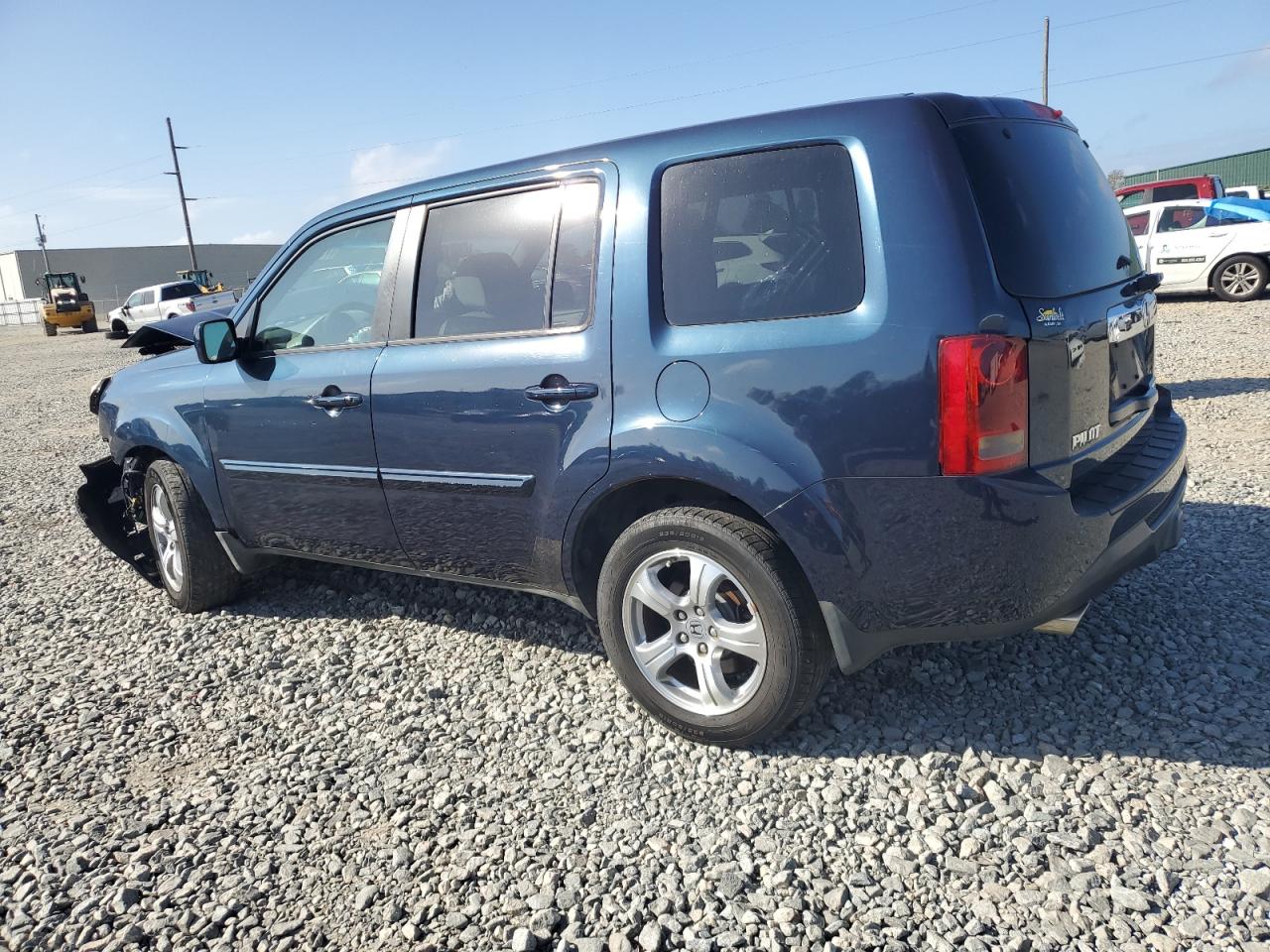 2012 Honda Pilot VIN 5FNYF3H48CB025406 Copart auction photo, front end / side damage thumbnail 2