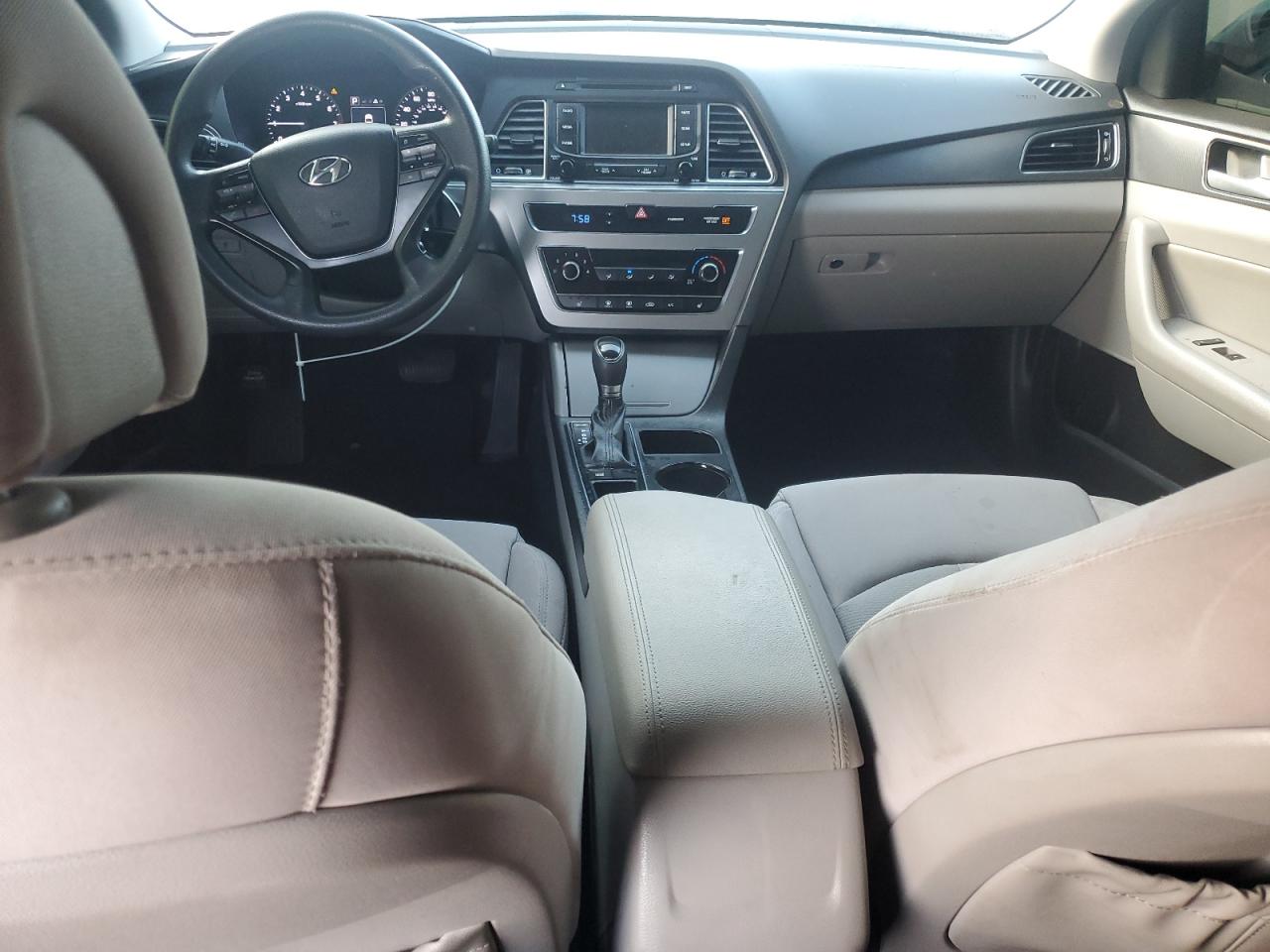2015 Hyundai Sonata VIN 5NPE34AF5FH103594 Copart auction photo, front end / side damage thumbnail 8