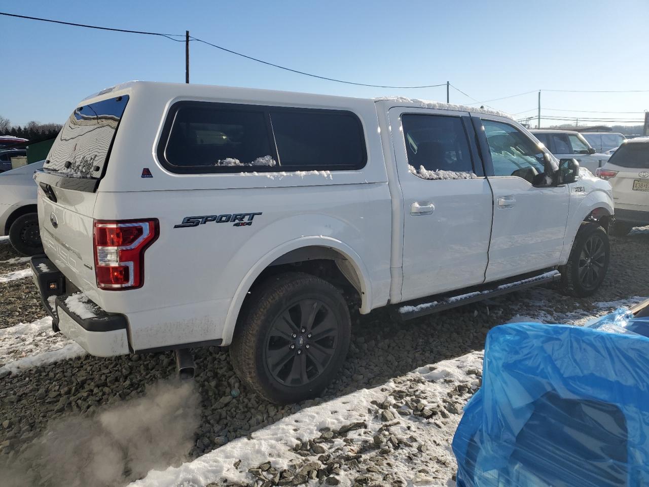 2020 Ford F-150 VIN 1FTEW1E49LFC14993 Copart auction photo, front end damage thumbnail 3