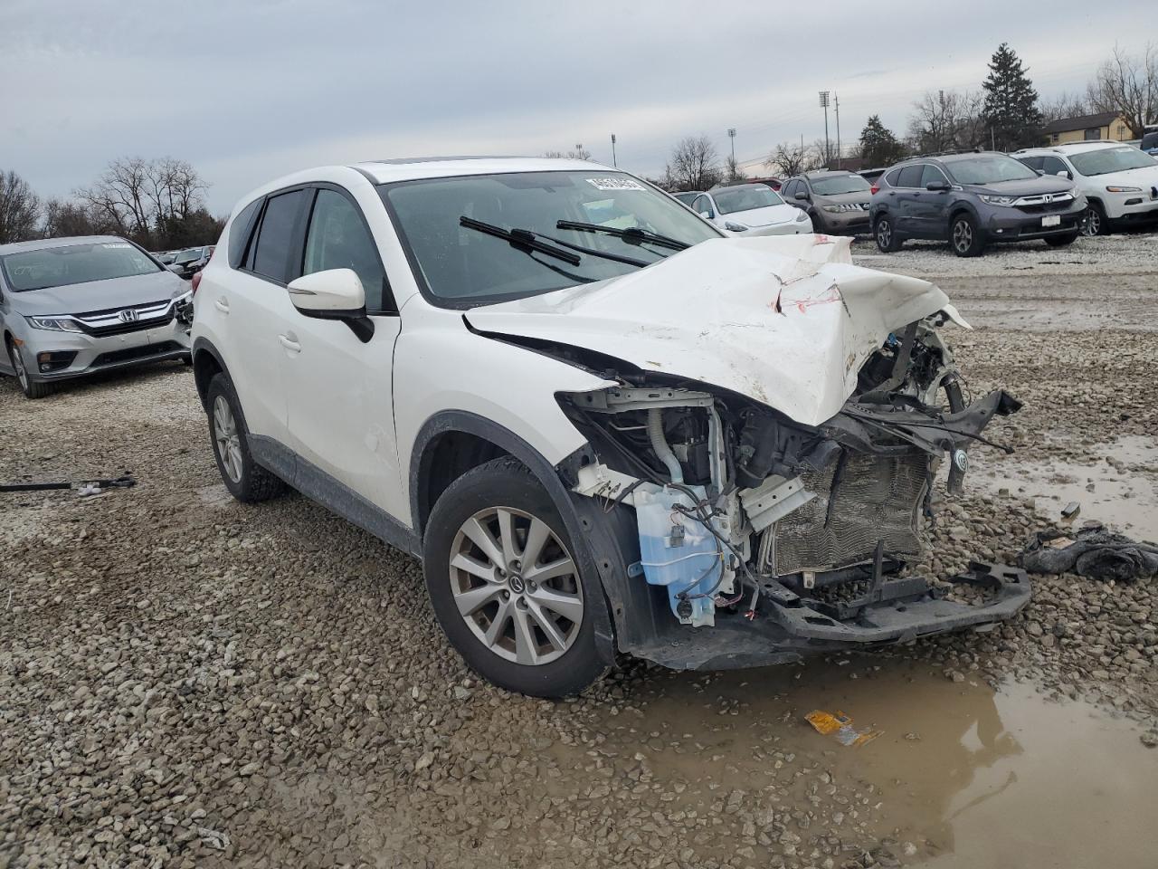 2016 Mazda CX-5 VIN JM3KE4CY8G0830066 Copart auction photo, front end damage thumbnail 4