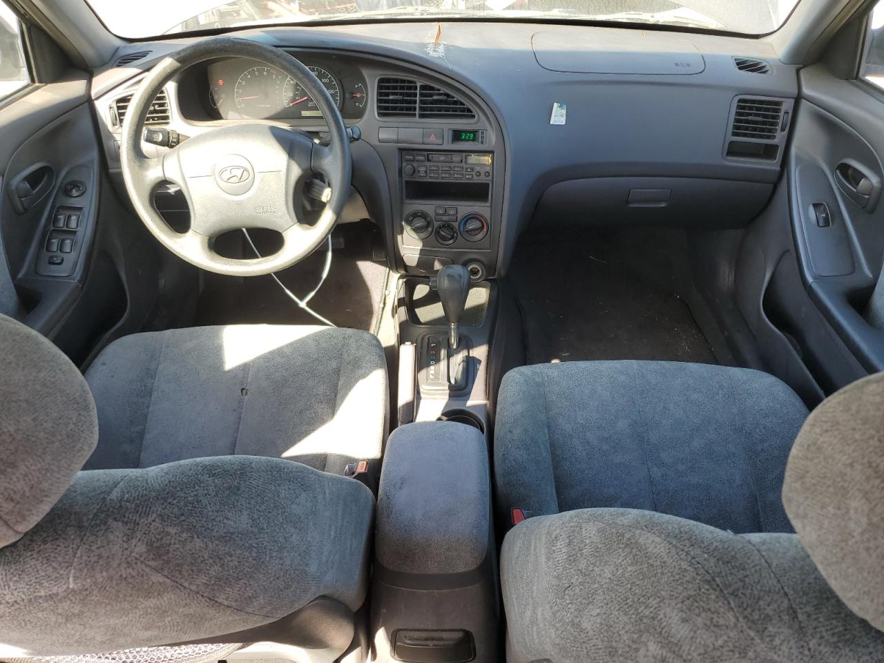 2002 Hyundai Elantra VIN KMHDN45D82U357052 Copart auction photo, all over damage thumbnail 8