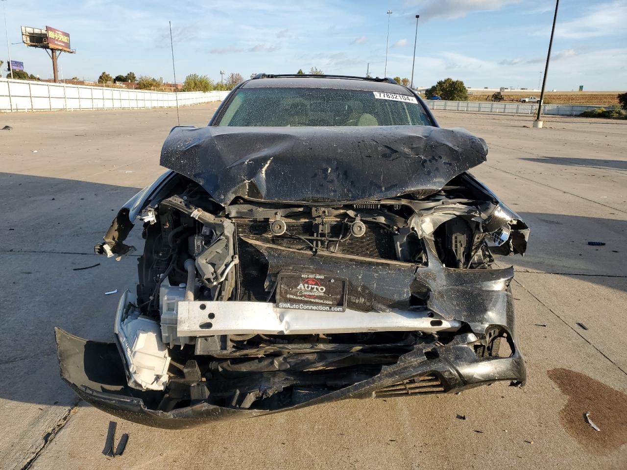 2010 Toyota Highlander VIN 5TDBK3EH5AS007253 Copart auction photo, front end / mechanical damage thumbnail 5
