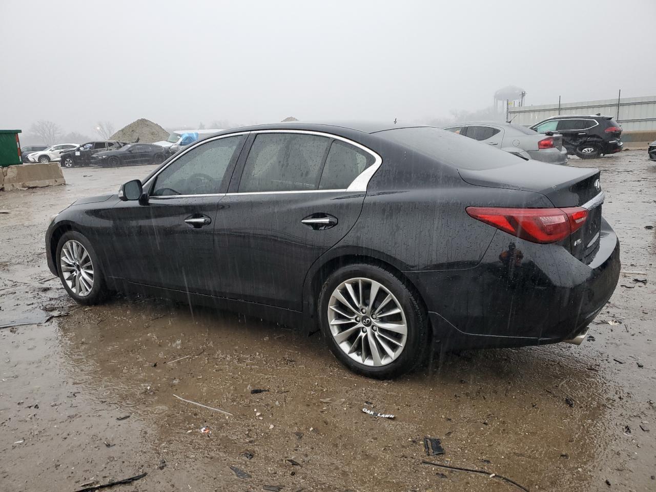 2021 Infiniti Q50 VIN JN1EV7BR4MM751986 Copart auction photo, vandalism damage thumbnail 2