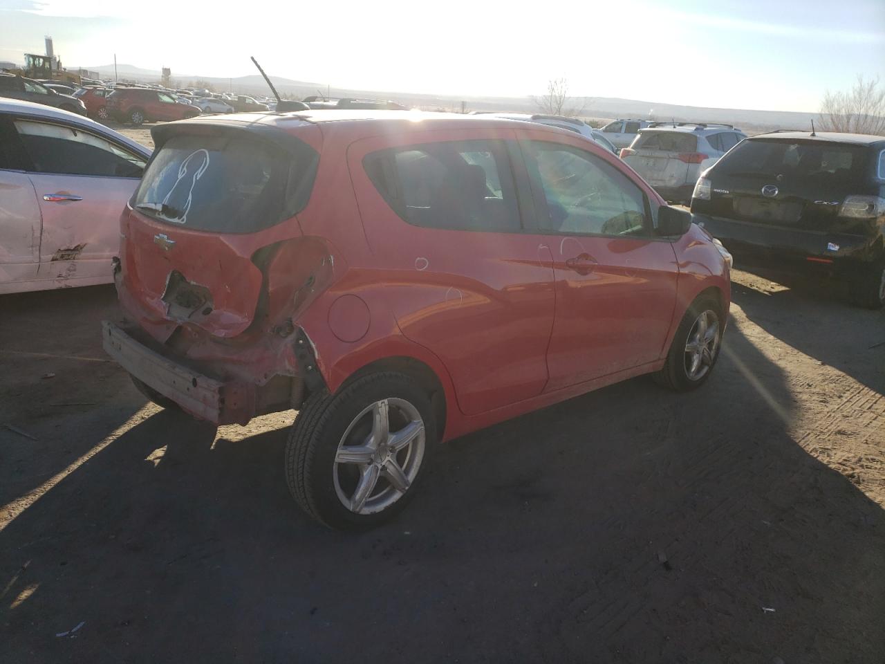 2017 Chevrolet Spark VIN KL8CB6SA5HC739979 Copart auction photo, rear end damage thumbnail 3