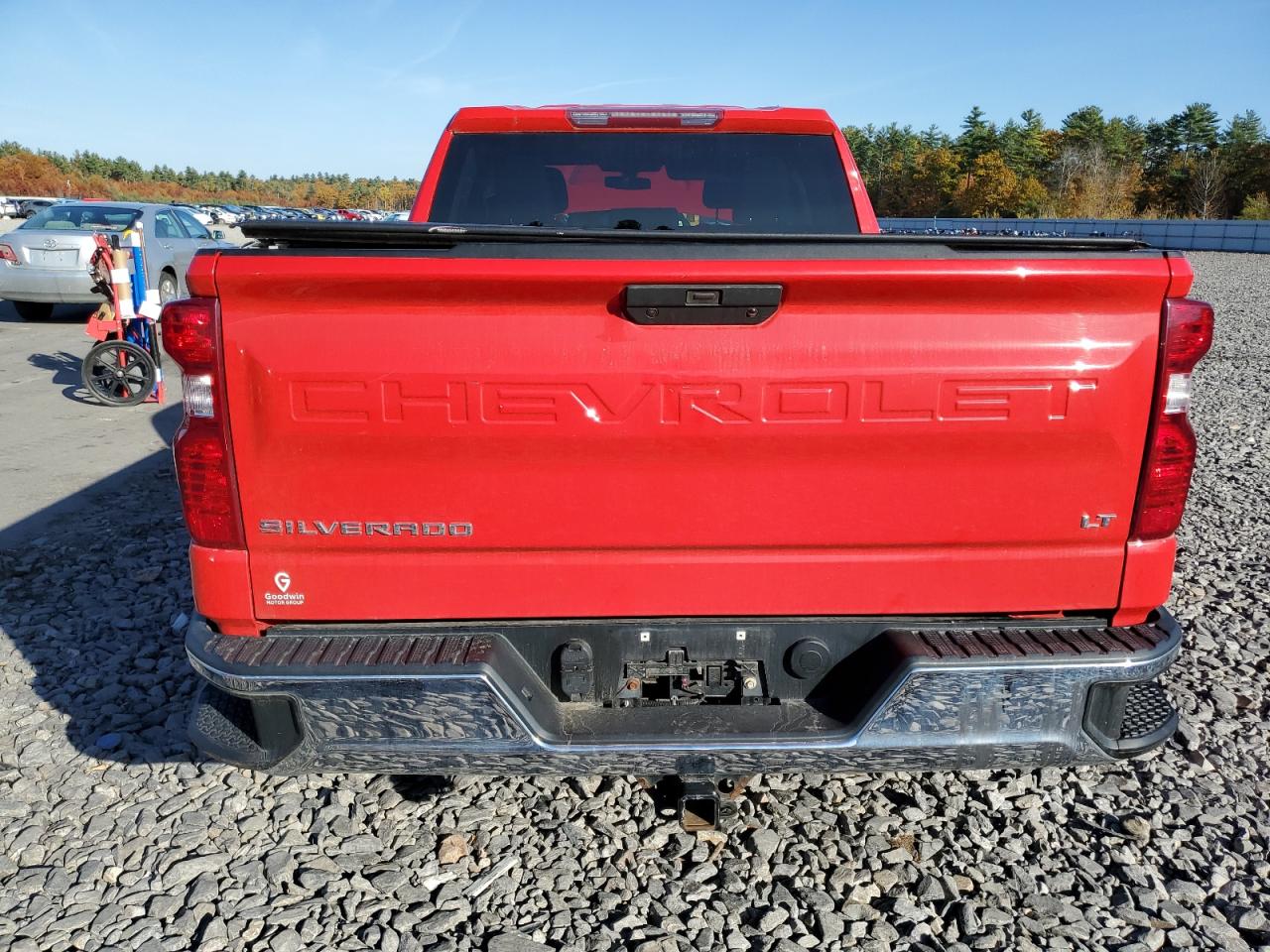 2019 Chevrolet Silverado VIN 1GCRYDEK7KZ378980 Copart auction photo, front end / side damage thumbnail 6