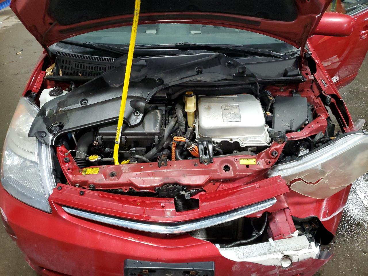 2009 Toyota Prius VIN JTDKB20U393531951 Copart auction photo, front end / side damage thumbnail 11