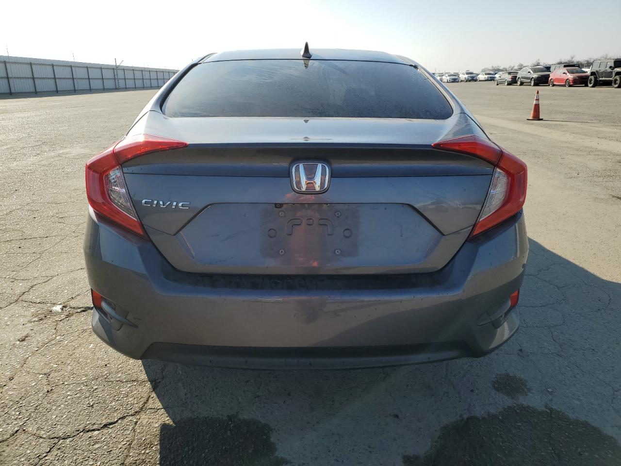 2018 Honda Civic VIN 2HGFC2F75JH542792 Copart auction photo, vandalism damage thumbnail 6