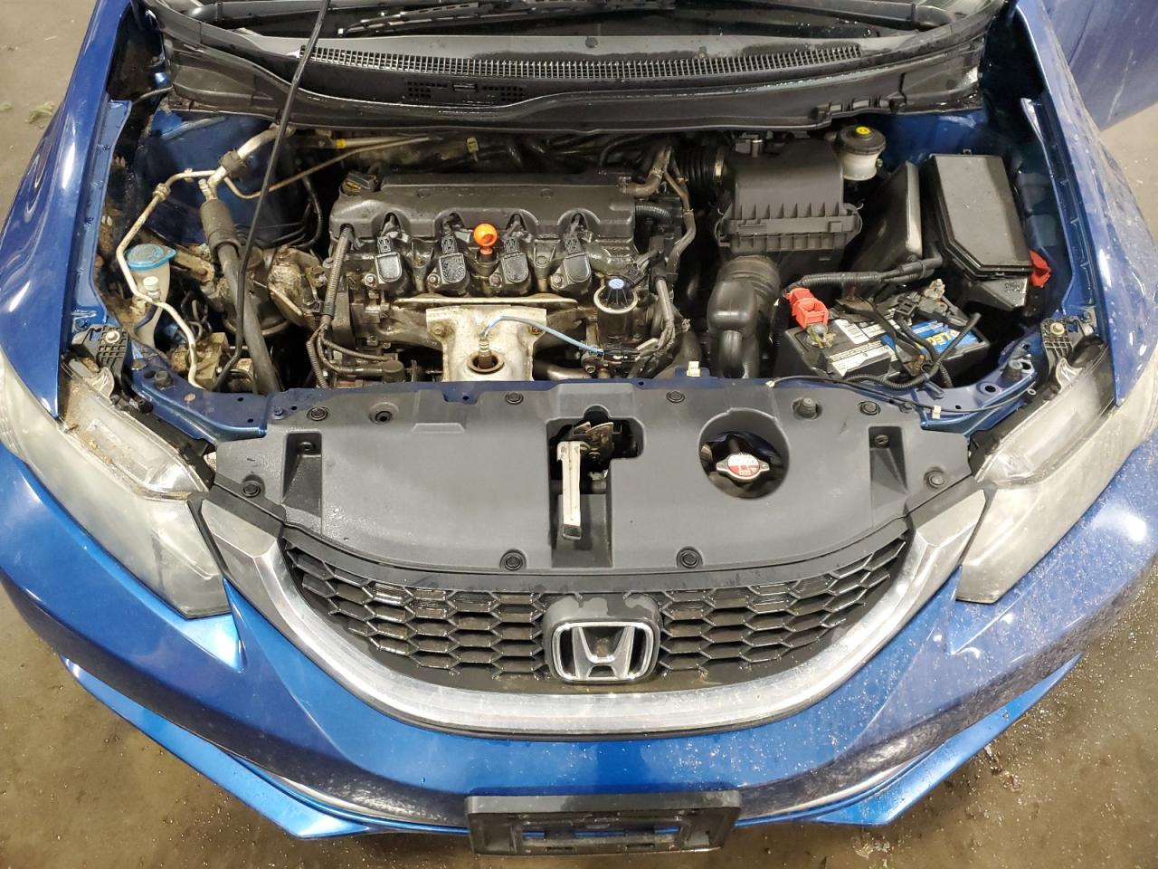 2013 Honda Civic VIN 19XFB2F58DE075948 Copart auction photo, all over / hail damage thumbnail 12