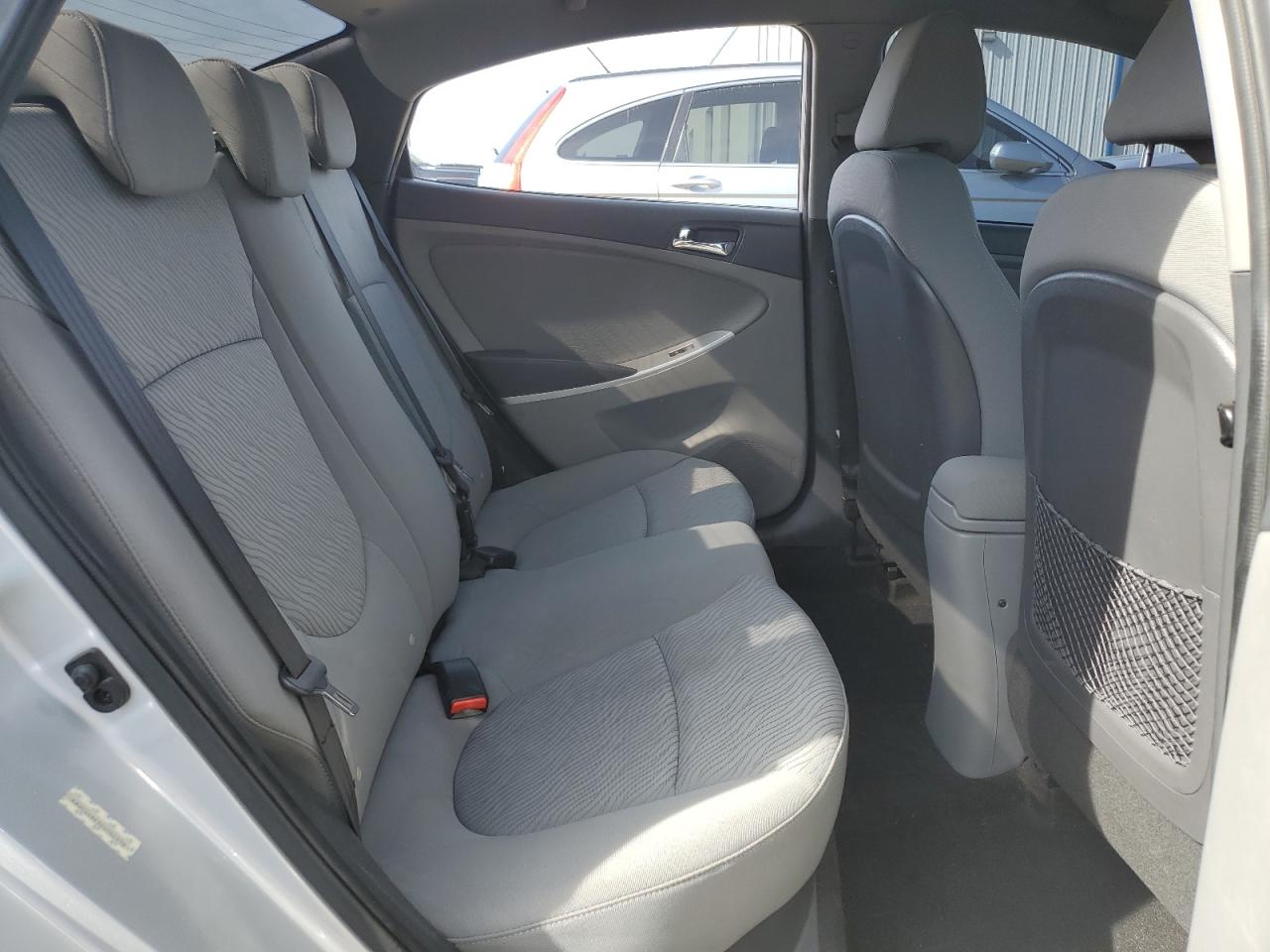 2014 Hyundai Accent VIN KMHCU4AE3EU702070 Copart auction photo, vandalism damage thumbnail 10