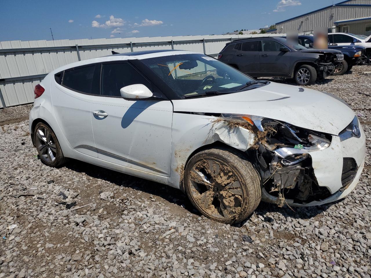 2013 Hyundai Veloster VIN KMHTC6AD1DU117136 Copart auction photo, all over / minor dent/scratches damage thumbnail 4