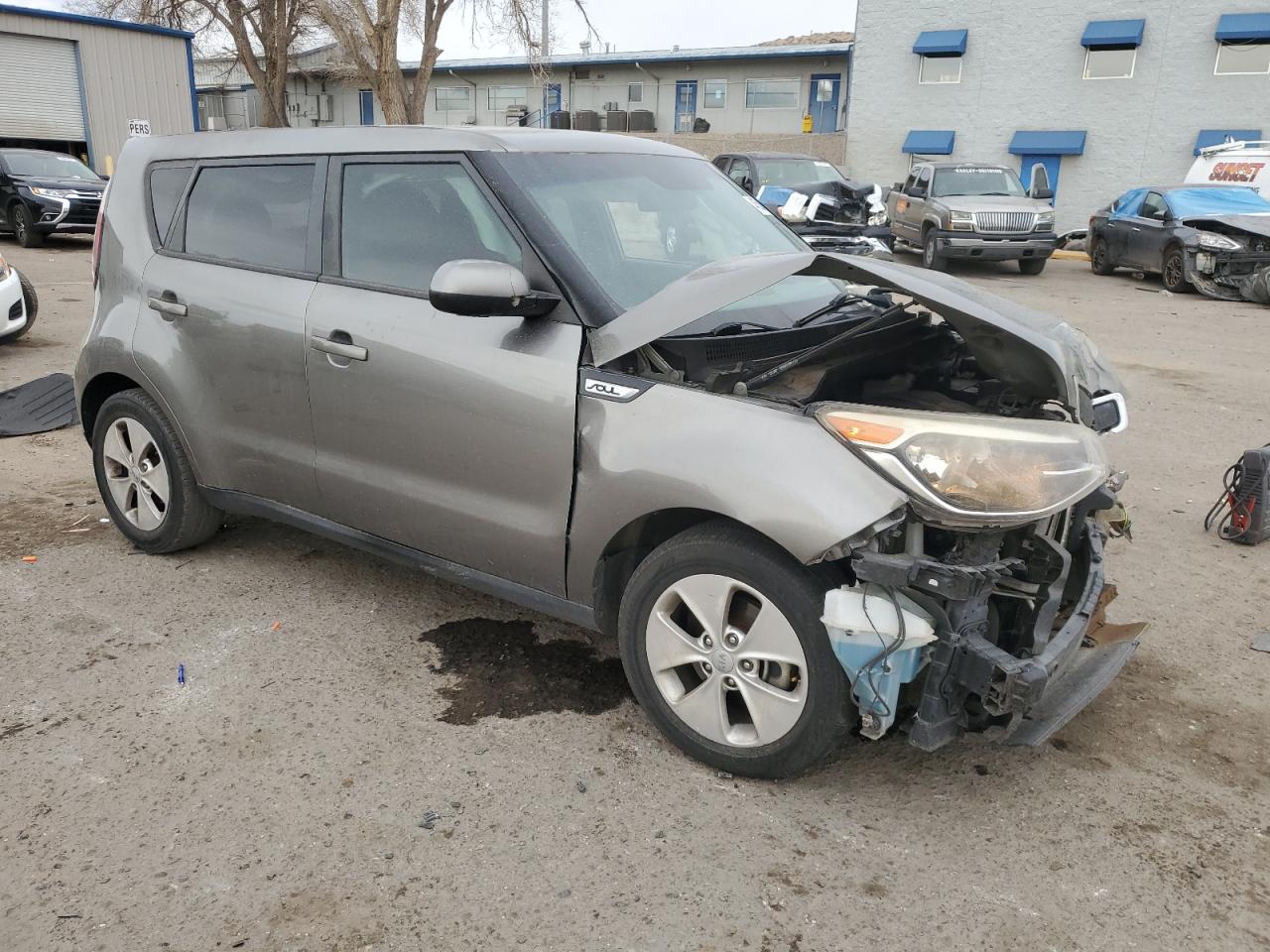 2015 KIA Soul VIN KNDJN2A23F7200632 Copart auction photo, front end damage thumbnail 4