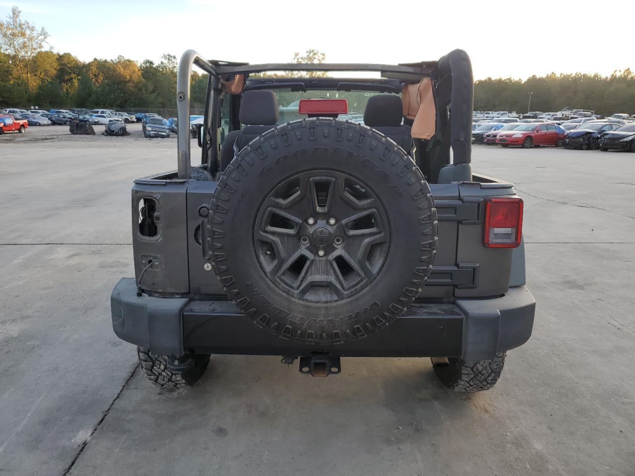 2016 Jeep Wrangler VIN 1C4AJWAG1GL339097 Copart auction photo, side damage thumbnail 6