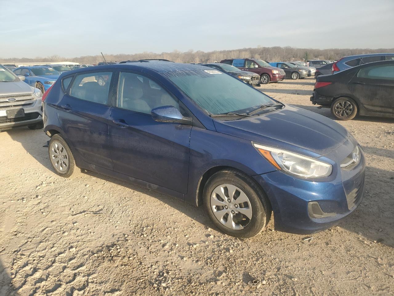 2015 Hyundai Accent VIN KMHCT5AE9FU228376 Copart auction photo, rear end damage thumbnail 4