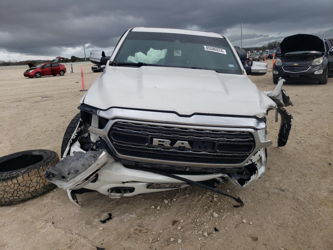 2019 RAM 1500 VIN 1C6SRFHT1KN672100 Copart auction photo, all over damage thumbnail 5