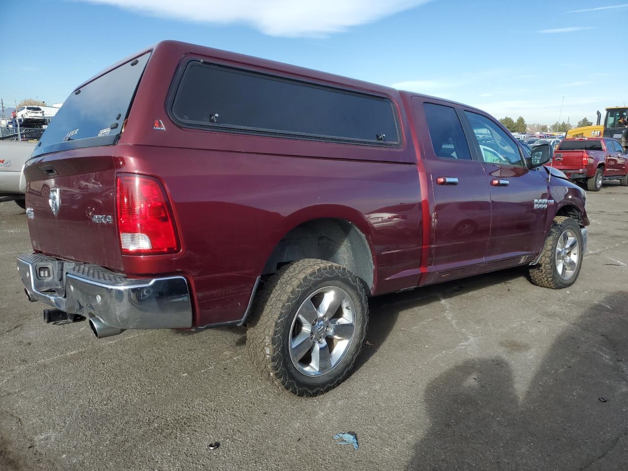 2018 RAM 1500 VIN 1C6RR7GT2JS222641 Copart auction photo, front end / side damage thumbnail 3