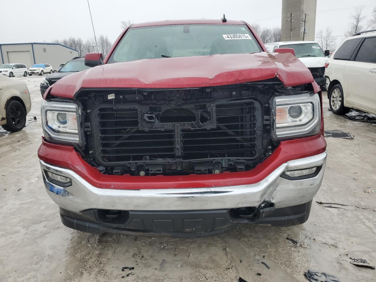 2018 GMC Sierra VIN 1GTV2MEH9JZ324860 Copart auction photo, front end damage thumbnail 5