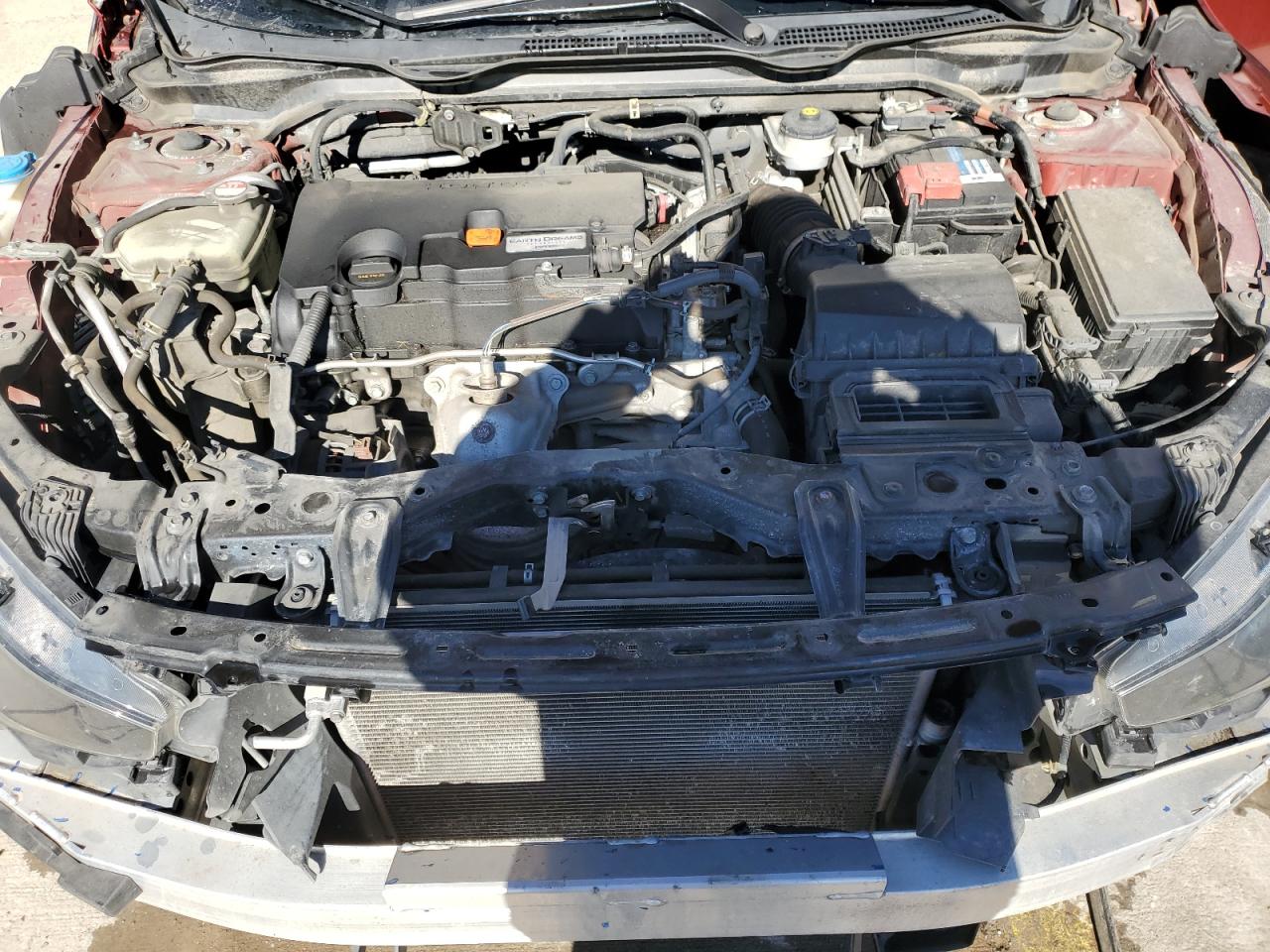 2019 Honda Civic VIN 19XFC2F62KE018048 Copart auction photo, front end / side damage thumbnail 11