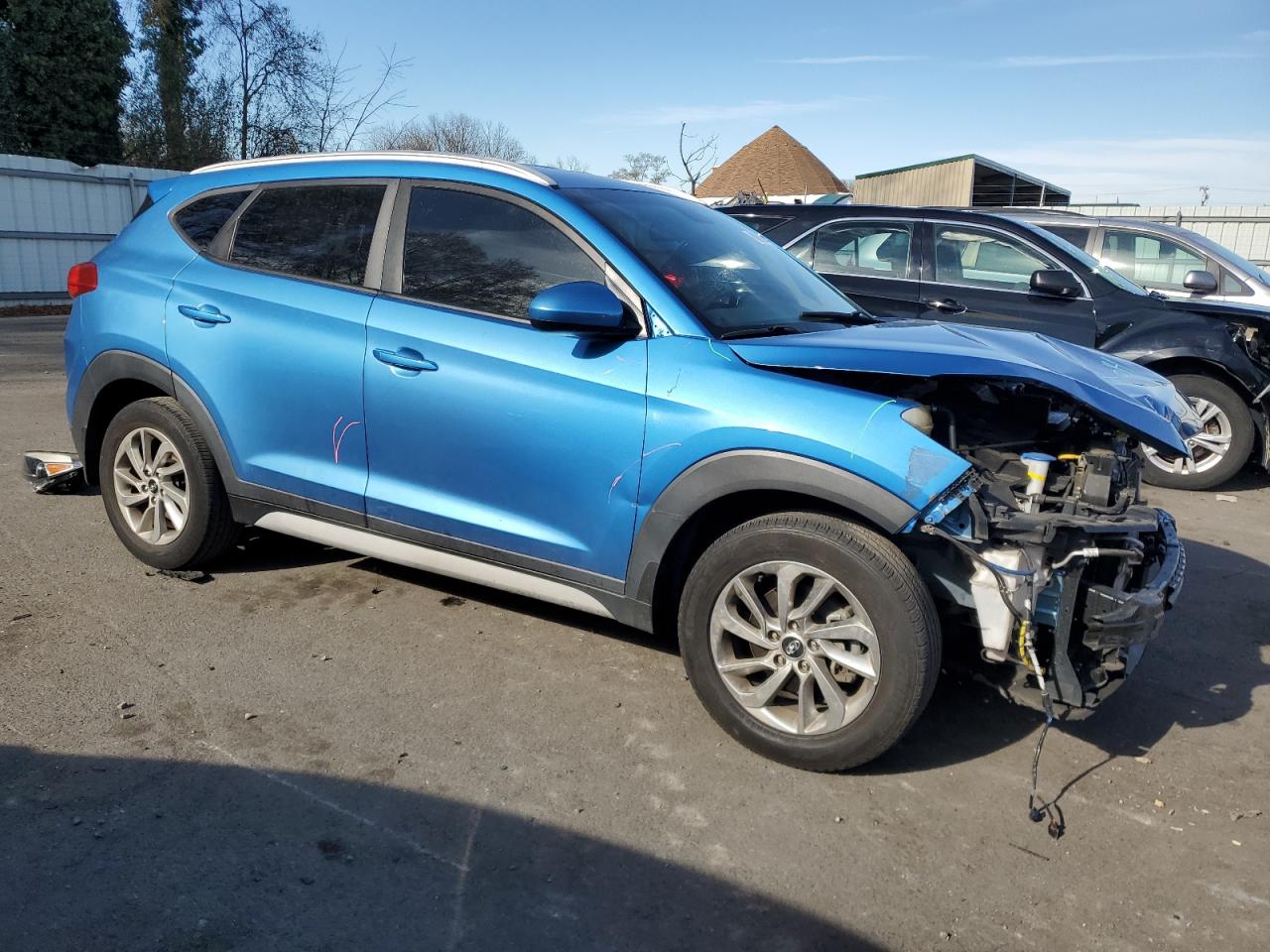 2017 Hyundai Tucson VIN KM8J3CA4XHU481602 Copart auction photo, front end damage thumbnail 4