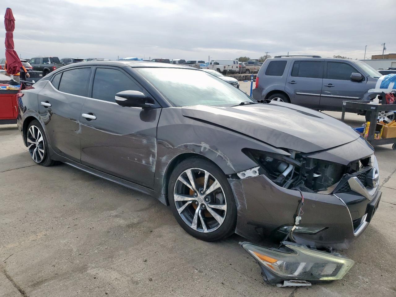 2016 Nissan Maxima VIN 1N4AA6AP2GC431146 Copart auction photo, front end / rear end damage thumbnail 4