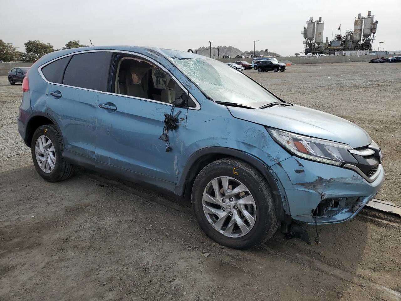 2016 Honda CR-V VIN 2HKRM3H59GH500636 Copart auction photo, rollover damage thumbnail 4