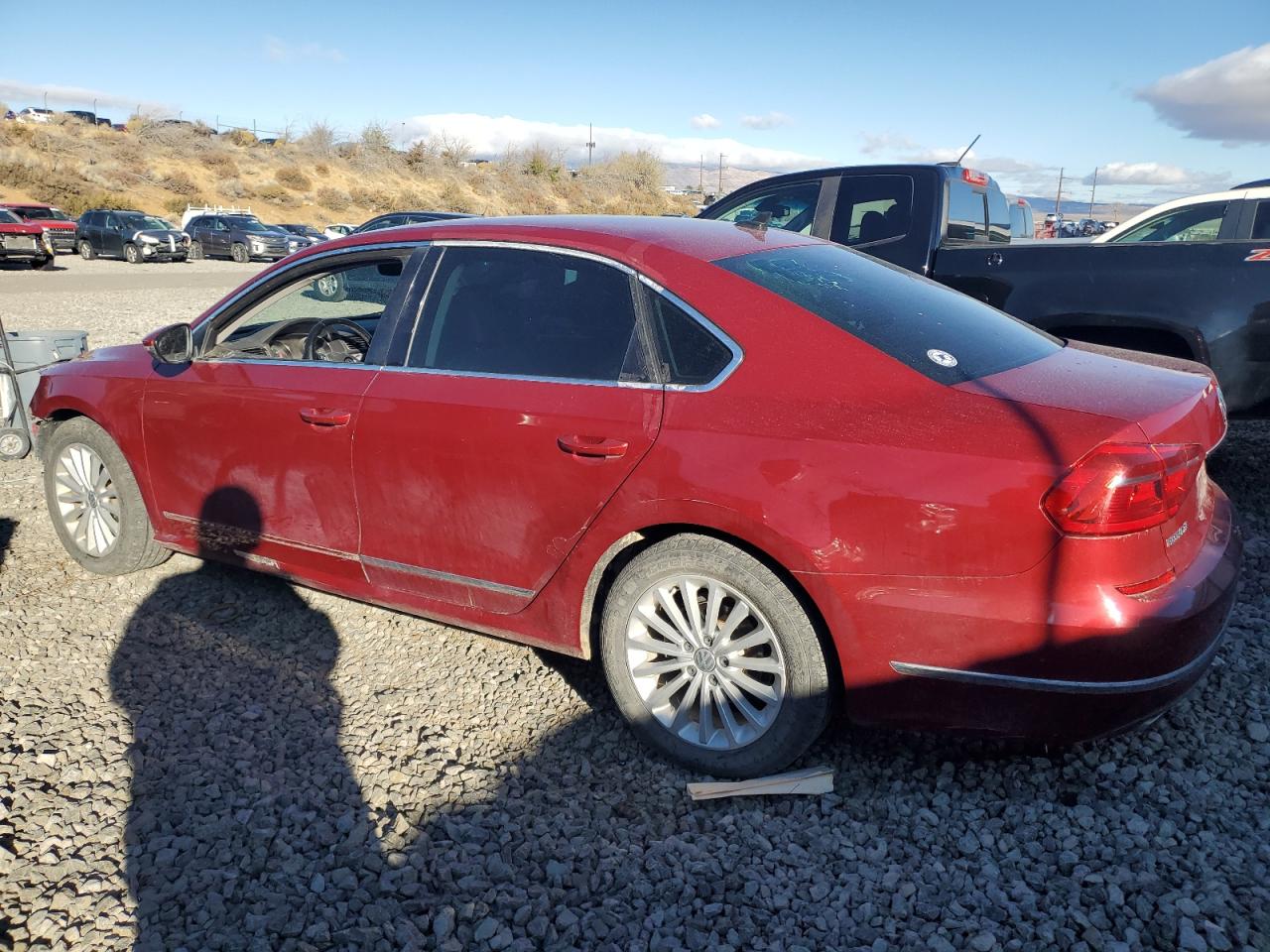 2016 Volkswagen Passat VIN 1VWBS7A33GC052331 Copart auction photo, front end / side damage thumbnail 2