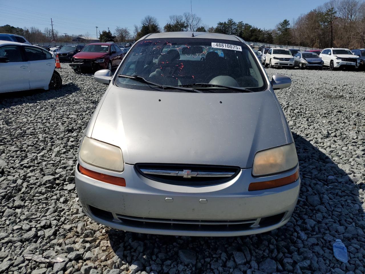 2005 Chevrolet Aveo VIN KL1TD626X5B317681 Copart auction photo, rear end damage thumbnail 5