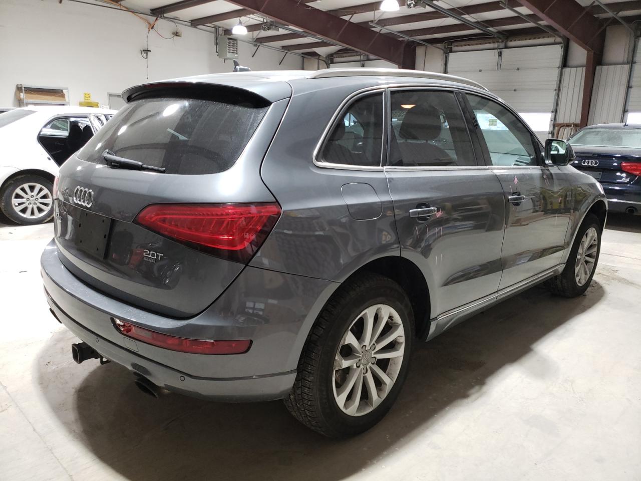 2014 Audi Q5 VIN WA1LFAFP2EA008196 Copart auction photo, front end damage thumbnail 3