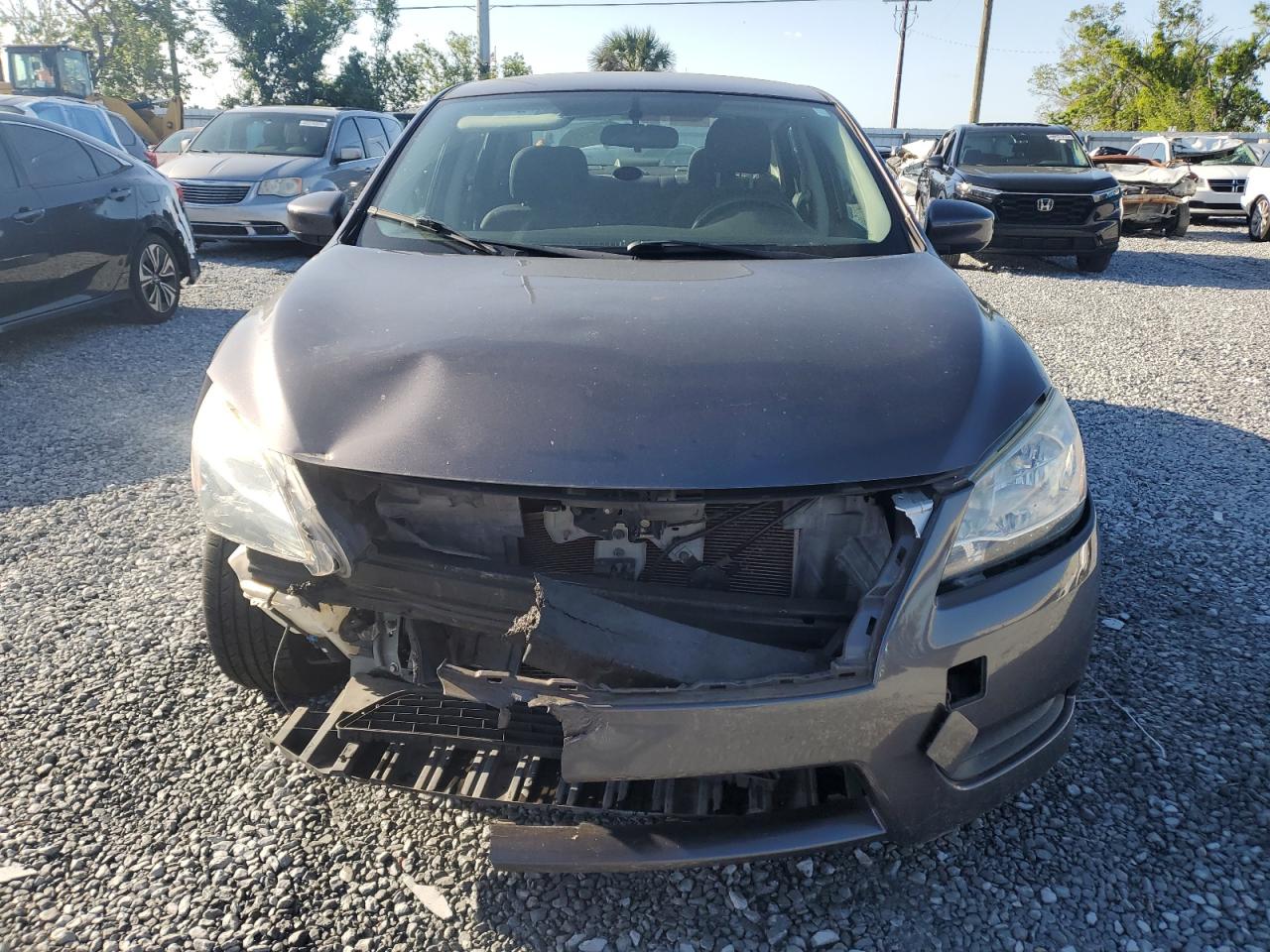 2014 Nissan Sentra VIN 3N1AB7AP9EY218361 Copart auction photo, front end damage thumbnail 5
