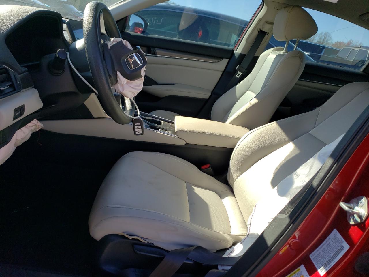 2020 Honda Accord VIN 1HGCV1F12LA118040 Copart auction photo, front end damage thumbnail 7