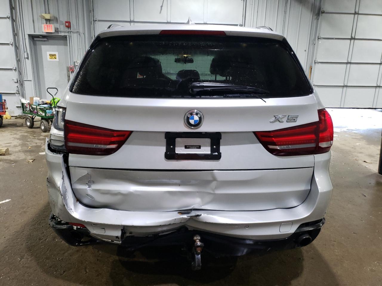 2014 BMW X5 VIN 5UXKR0C58E0K44281 Copart auction photo, rear end / front end damage thumbnail 6
