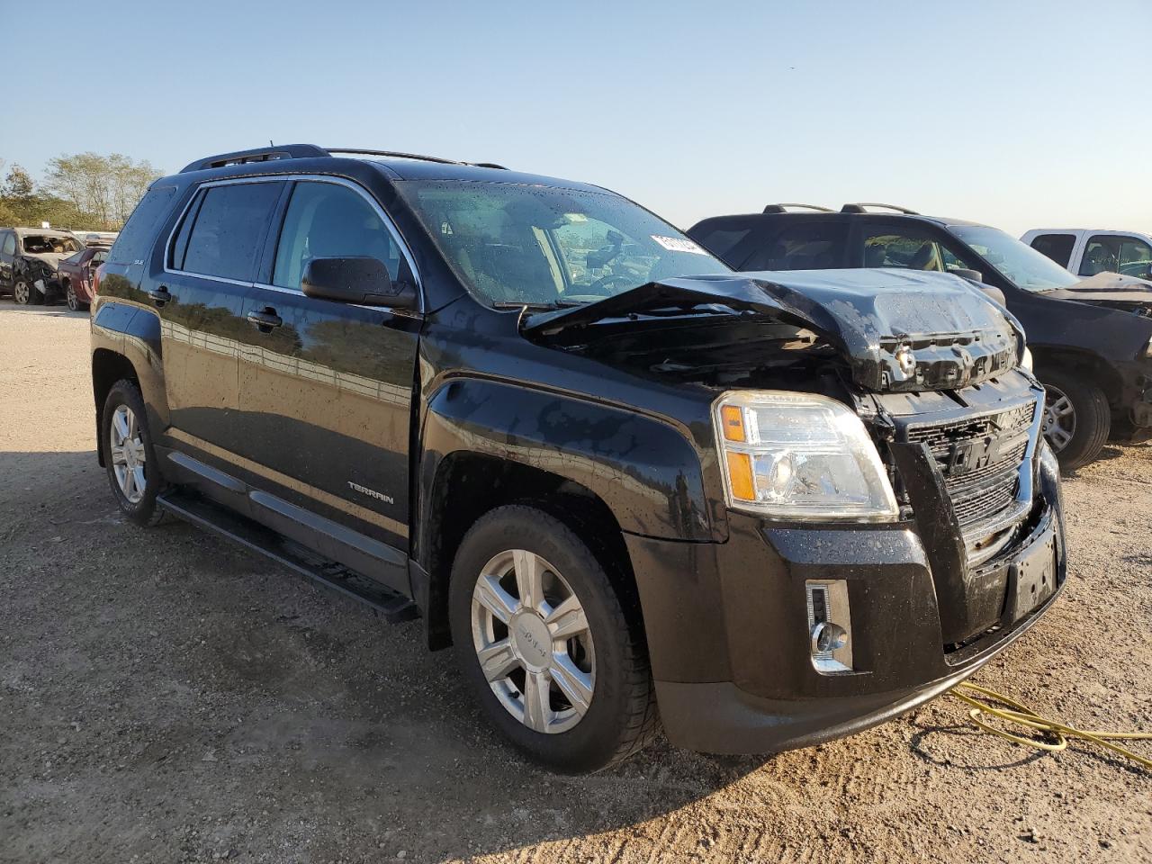 2015 GMC Terrain VIN 2GKALREK1F6276248 Copart auction photo, side / front end damage thumbnail 4