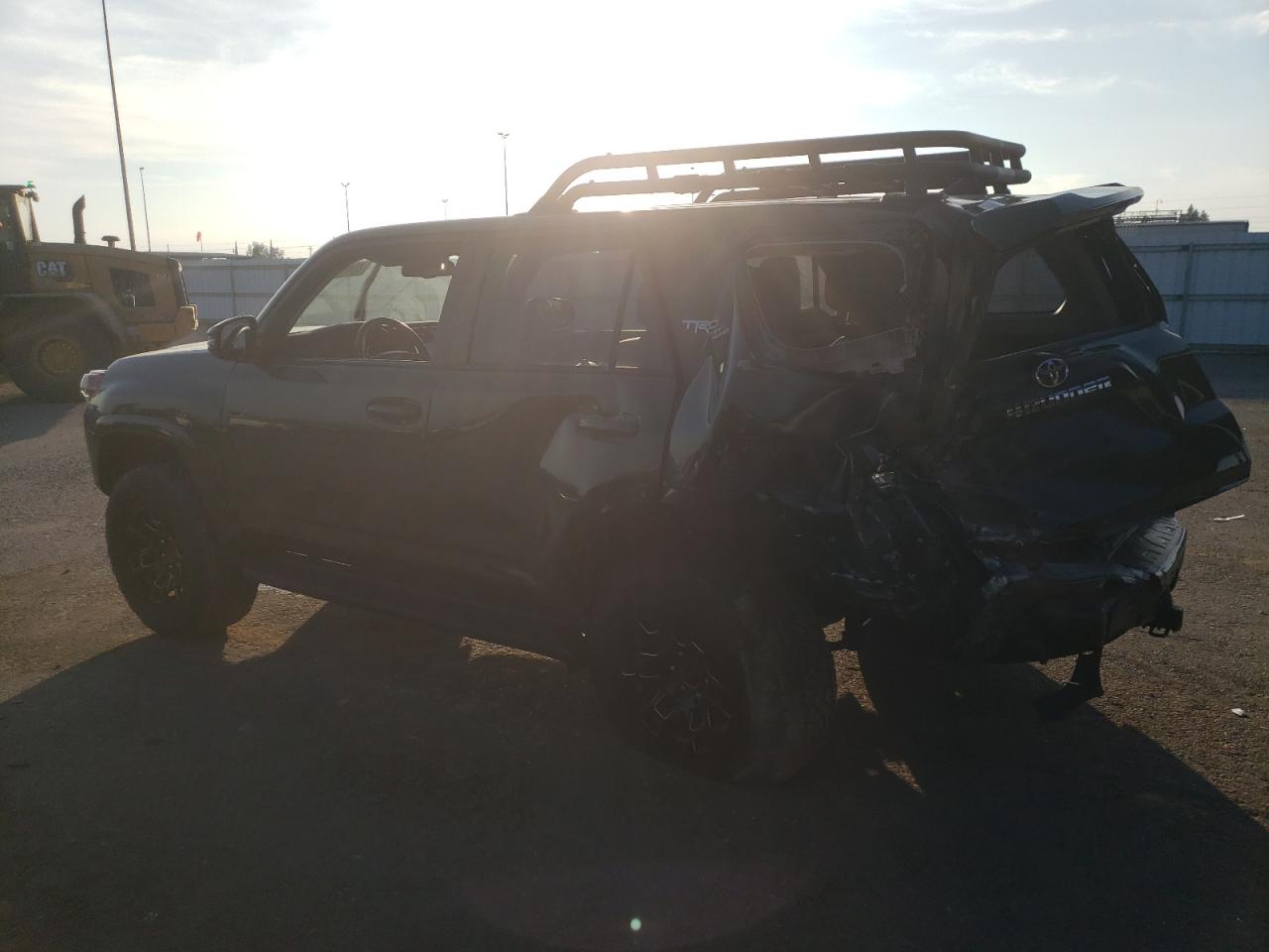 2022 Toyota 4Runner VIN JTERU5JR8N5991296 Copart auction photo, rear end / side damage thumbnail 2
