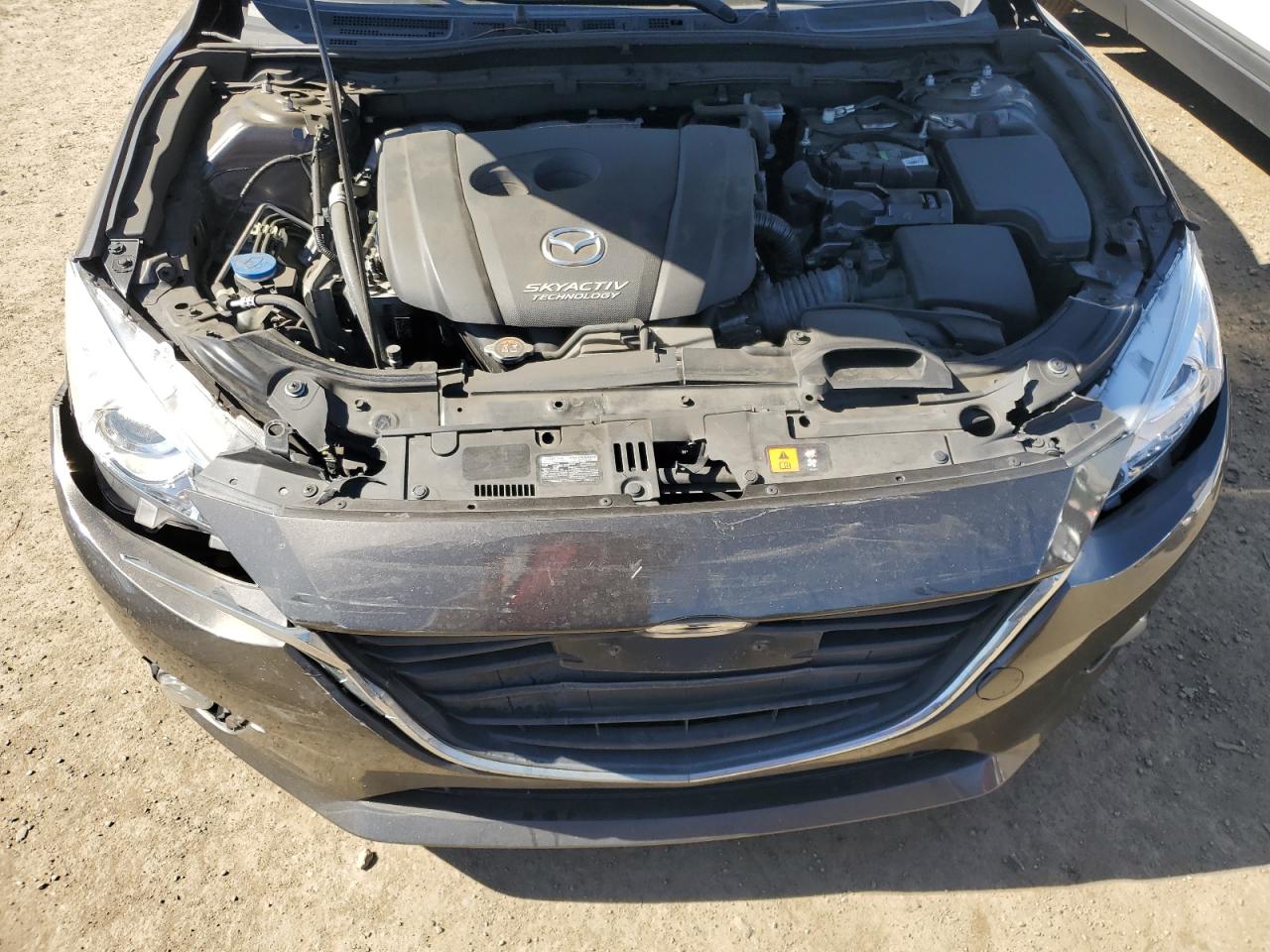 2016 Mazda 3 VIN JM1BM1W77G1338667 Copart auction photo, front end damage thumbnail 11