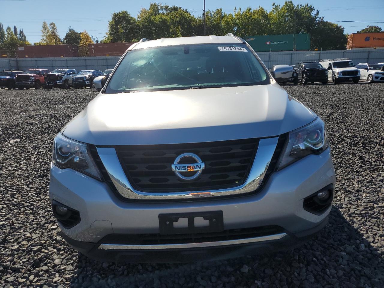 2019 Nissan Pathfinder VIN 5N1DR2MM6KC598558 Copart auction photo, side / undercarriage damage thumbnail 5