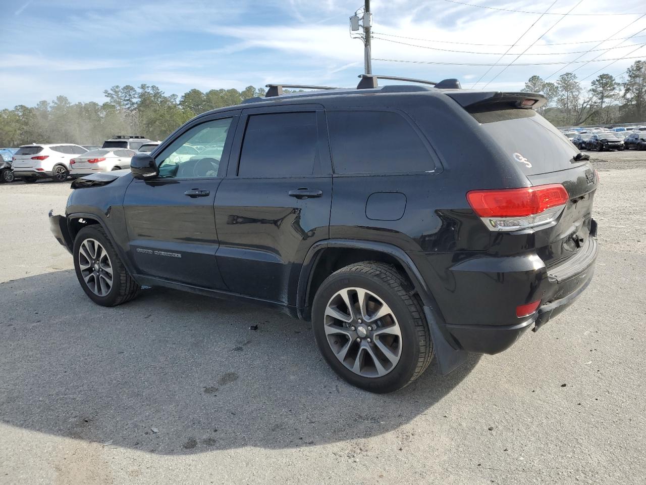 2017 Jeep Grand Cherokee VIN 1C4RJECG3HC723653 Copart auction photo, front end / rear end damage thumbnail 2