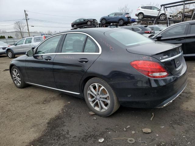2016 Mercedes-Benz C-klasse VIN 55SWF4JBXGU118910 Copart auction photo, front end / rear end damage thumbnail 2