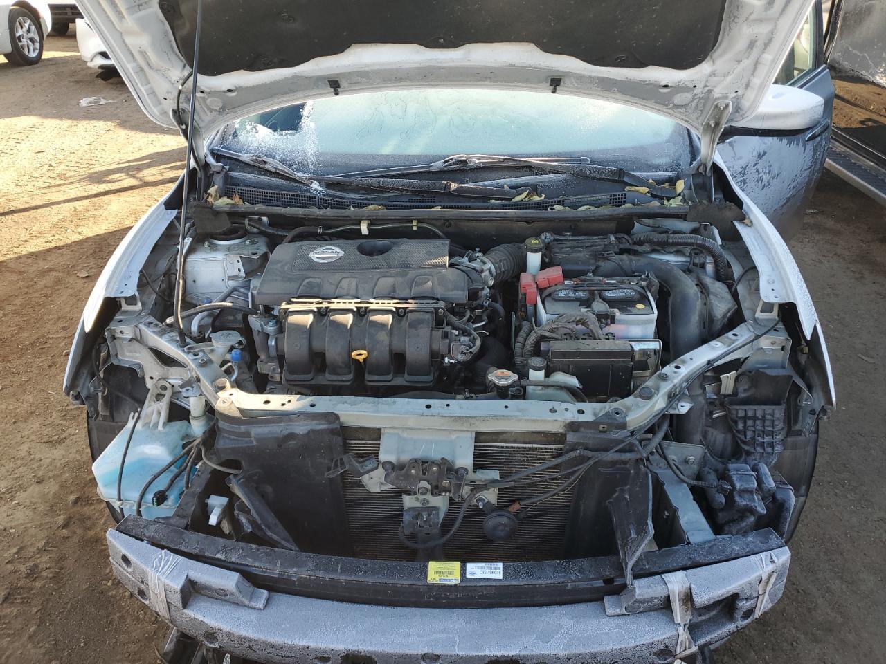 2014 Nissan Sentra VIN 3N1AB7AP6EY205907 Copart auction photo, front end damage thumbnail 11