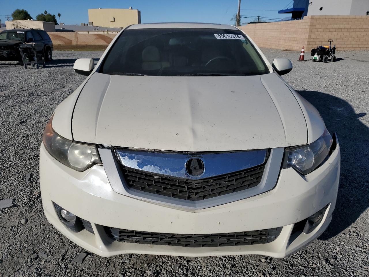 2010 Acura TSX VIN JH4CU2F67AC030054 Copart auction photo, rear end / front end damage thumbnail 5