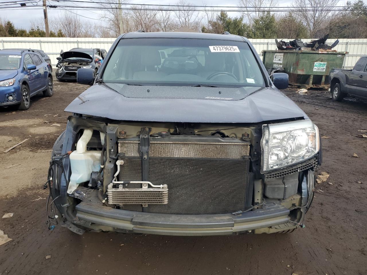 2011 Honda Pilot VIN 5FNYF4H79BB106574 Copart auction photo, front end / minor dent/scratches damage thumbnail 5