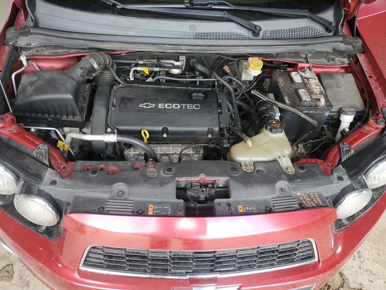 2013 Chevrolet Sonic VIN 1G1JC5SH8D4159089 Copart auction photo, water/flood damage thumbnail 11