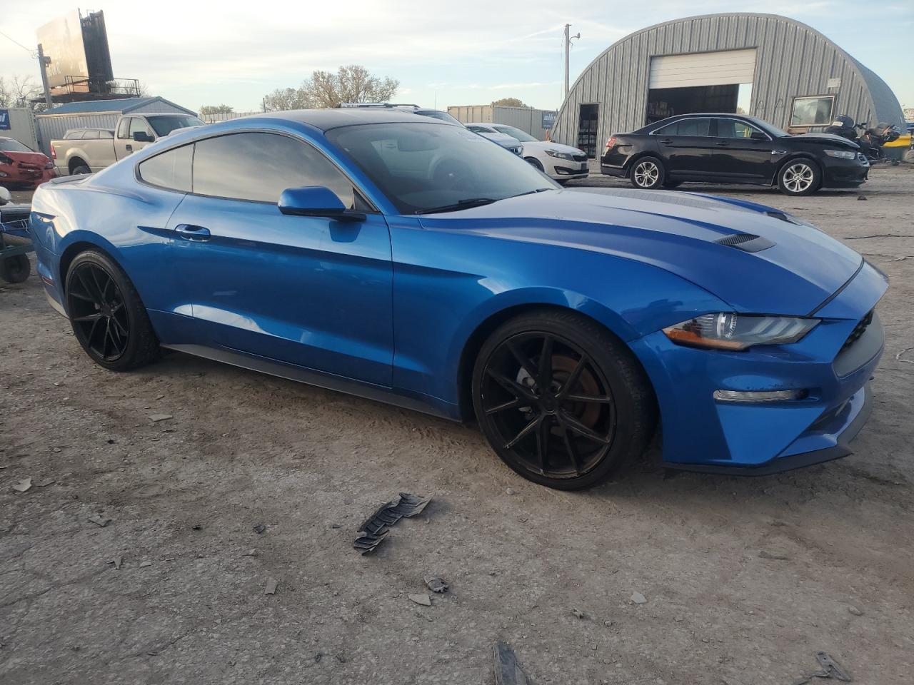 2020 Ford Mustang VIN 1FA6P8TH7L5124558 Copart auction photo, front end damage thumbnail 4
