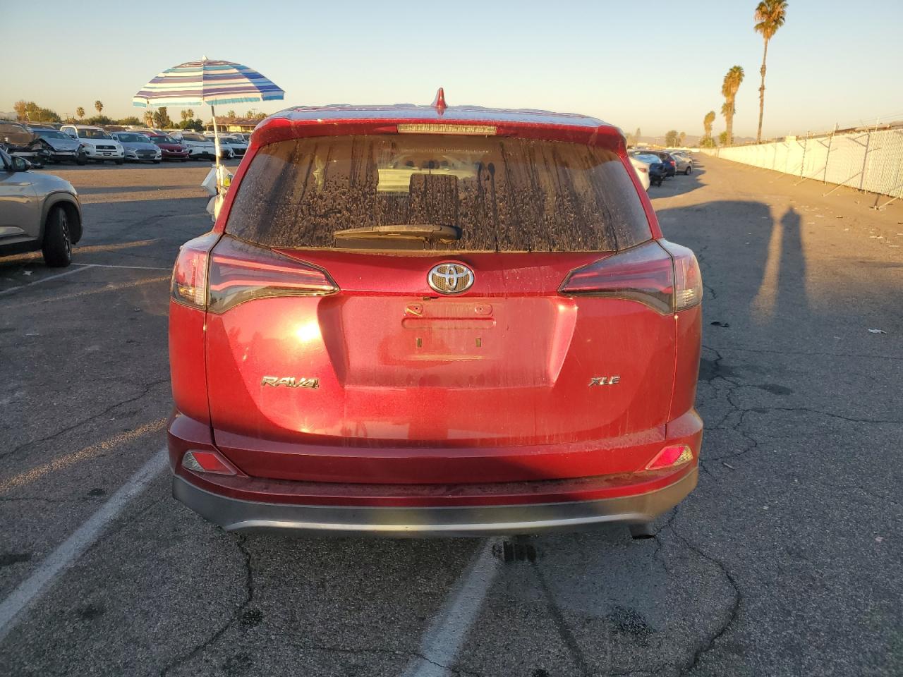 2018 Toyota RAV 4 VIN 2T3WFREV4JW420875 Copart auction photo, front end / minor dent/scratches damage thumbnail 6