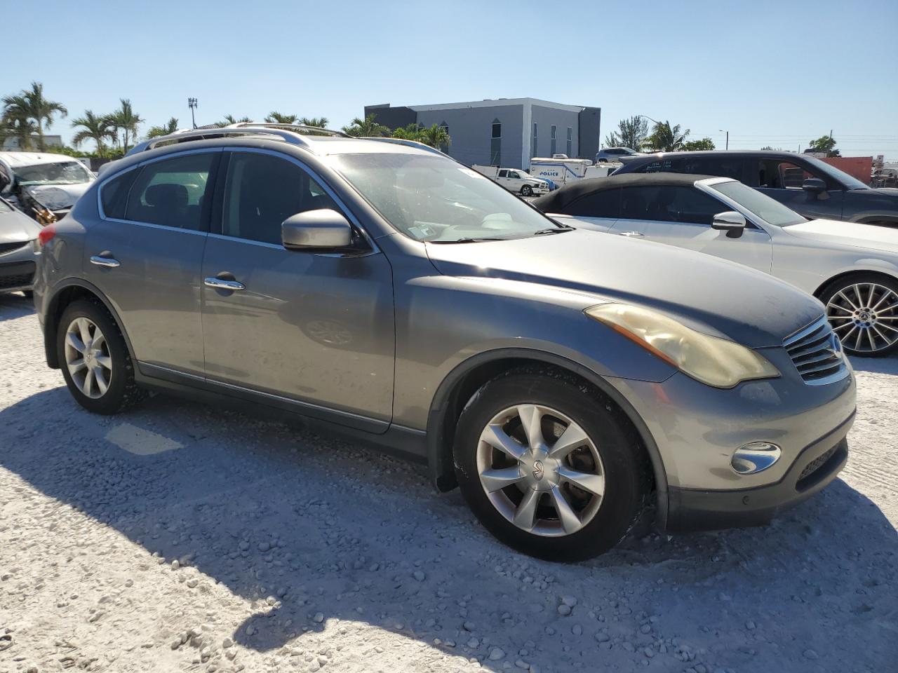 2008 Infiniti EX VIN JNKAJ09F48M359783 Copart auction photo, normal wear damage thumbnail 4