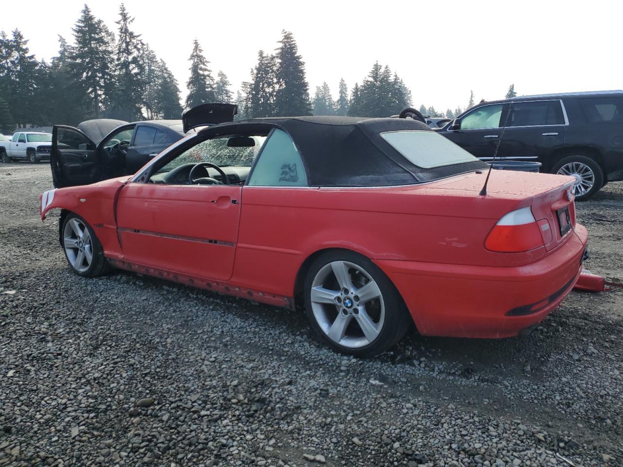 2006 BMW 3er VIN WBABW33416PX85410 Copart auction photo, front end / side damage thumbnail 2