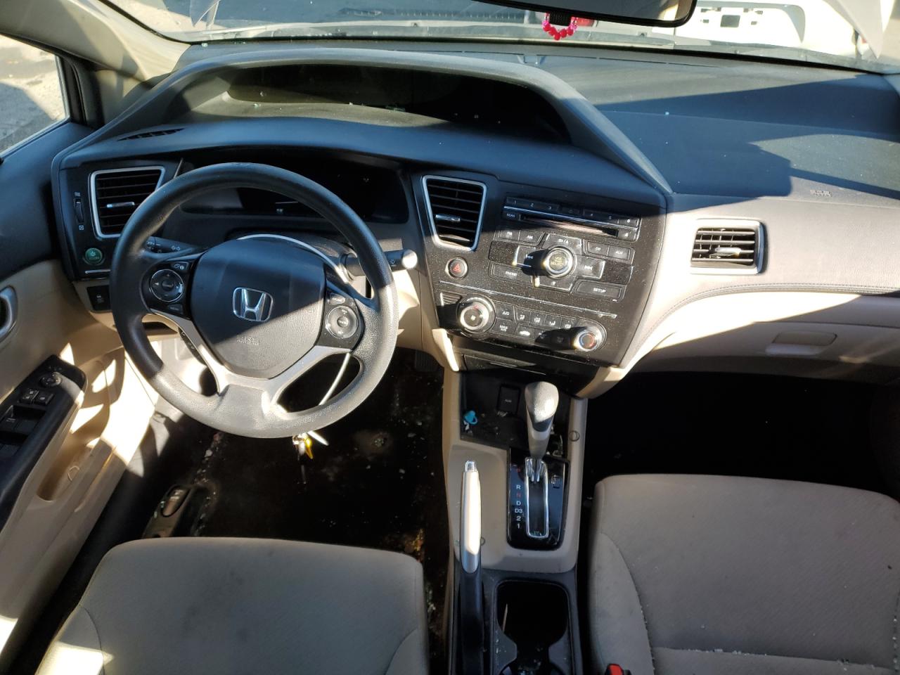 2013 Honda Civic VIN 2HGFB2F5XDH562283 Copart auction photo, side / rear end damage thumbnail 9