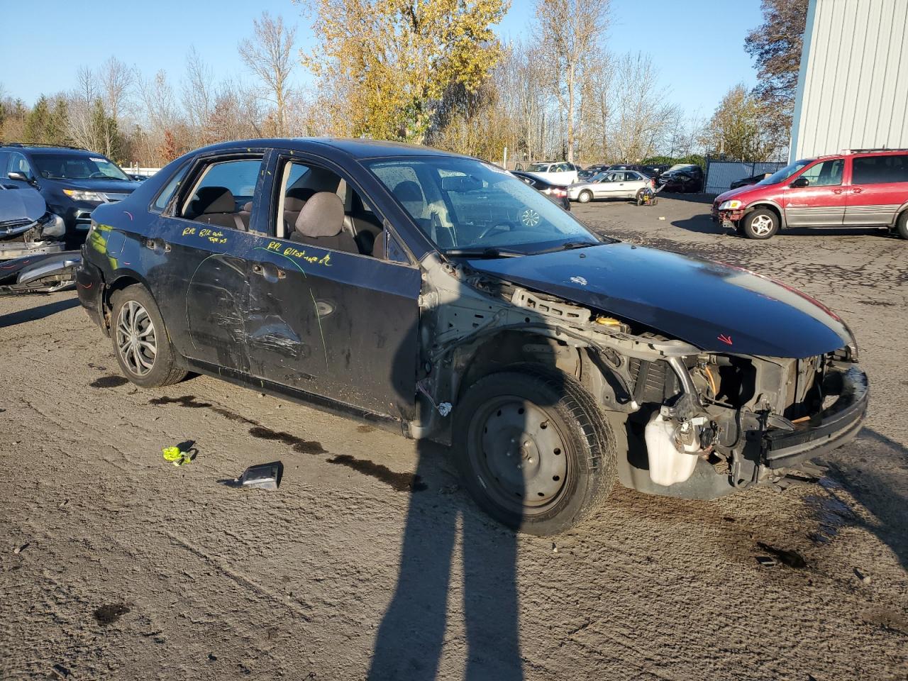 2010 Subaru Impreza VIN JF1GE6A64AH511919 Copart auction photo, side / front end damage thumbnail 4