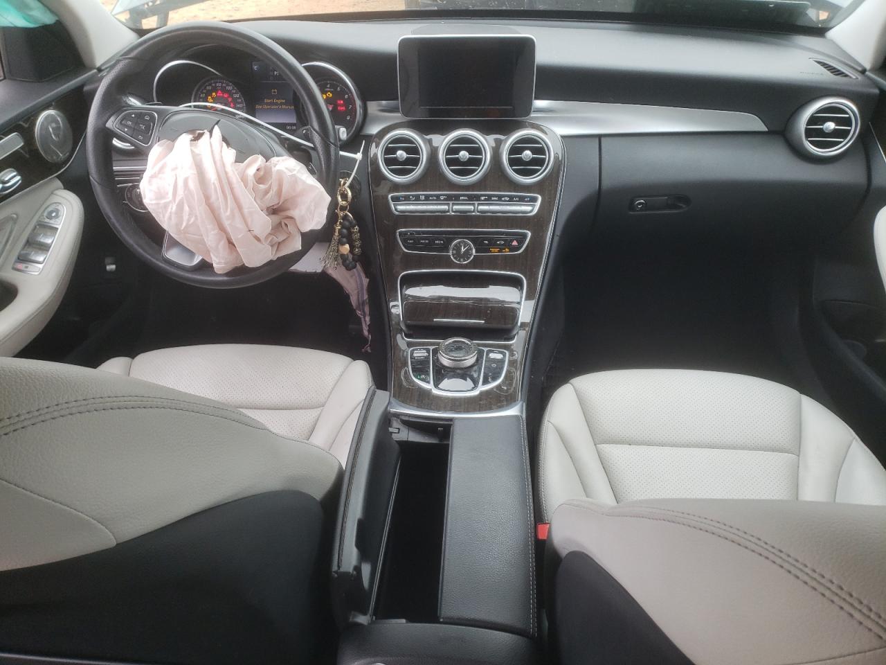 2017 Mercedes-Benz C-klasse VIN 55SWF4JB8HU200216 Copart auction photo, front end damage thumbnail 8