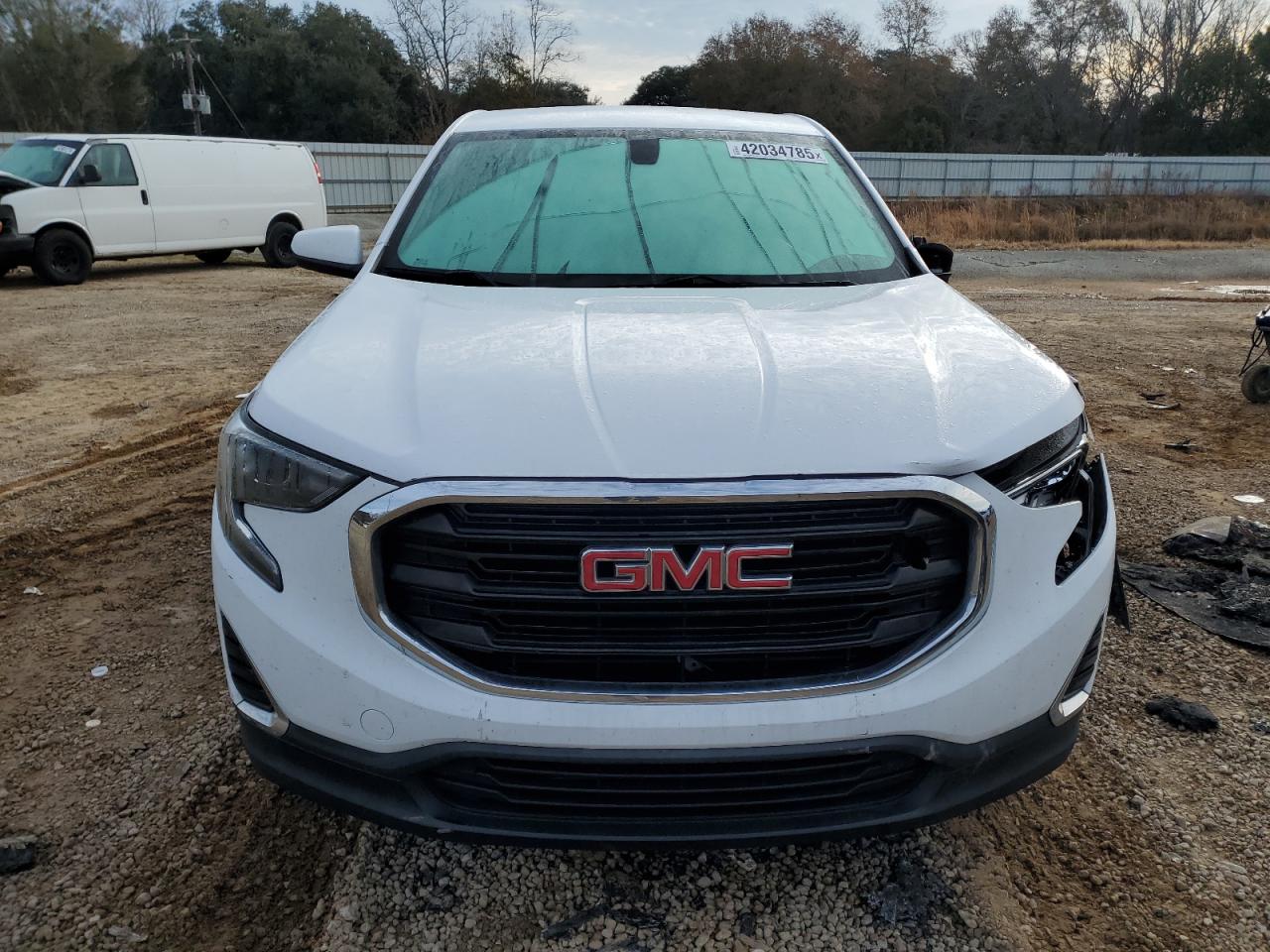 2018 GMC Terrain VIN 3GKALMEV6JL285593 Copart auction photo, front end / side damage thumbnail 5