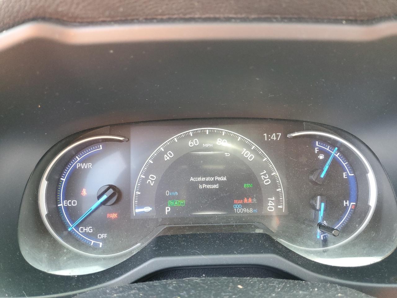 2019 Toyota RAV 4 VIN JTMEWRFV2KJ019318 Copart auction photo, rear end damage thumbnail 9